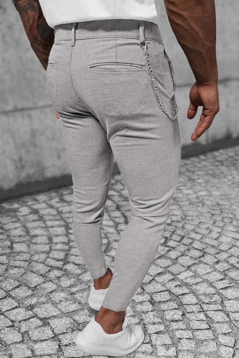 Мъжки панталон TRENTO GREY, Цвят: сив, IVET.BG - Твоят онлайн бутик.