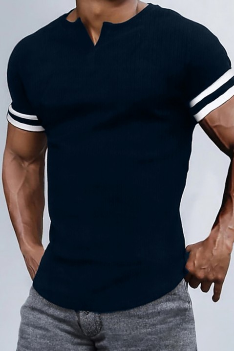 Мъжка тениска ROBERNI NAVY, Цвят: тъмносин, IVET.BG - Твоят онлайн бутик.