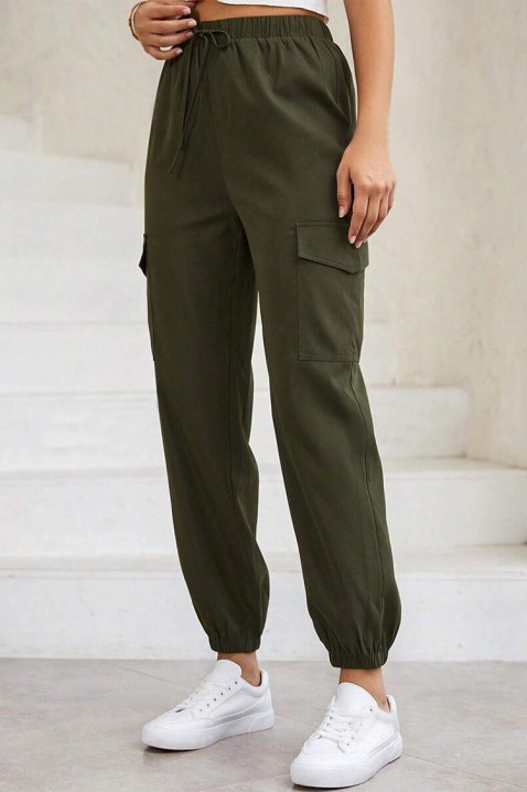 Панталон FIOLPENA KHAKI, Цвят: каки, IVET.BG - Твоят онлайн бутик.