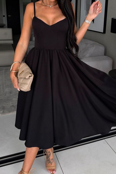 Рокля MORINTA BLACK, Цвят: черен, IVET.BG - Твоят онлайн бутик.