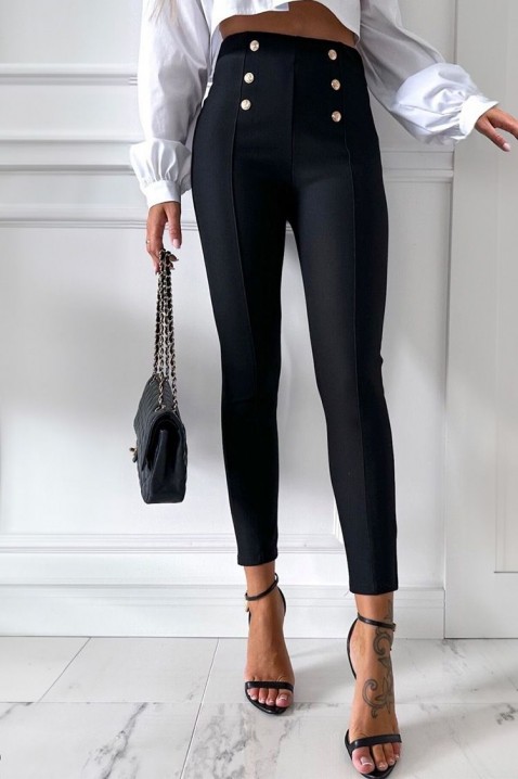 Панталон RONTANA, Цвят: черен, IVET.BG - Твоят онлайн бутик.