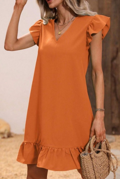 Рокля LOTIANA ORANGE, Цвят: оранжев, IVET.BG - Твоят онлайн бутик.