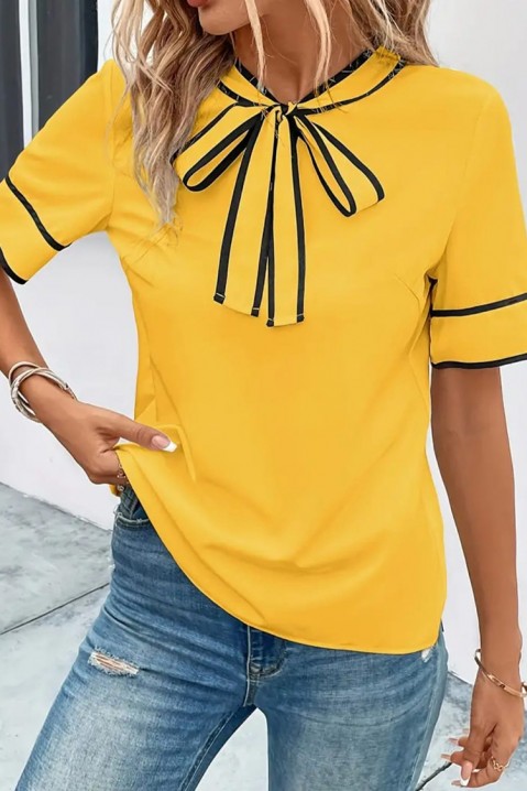 Дамска блуза FELINSA YELLOW, Цвят: жълт, IVET.BG - Твоят онлайн бутик.