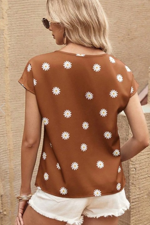 Дамска блуза DOTELFA, Цвят: кафяв, IVET.BG - Твоят онлайн бутик.