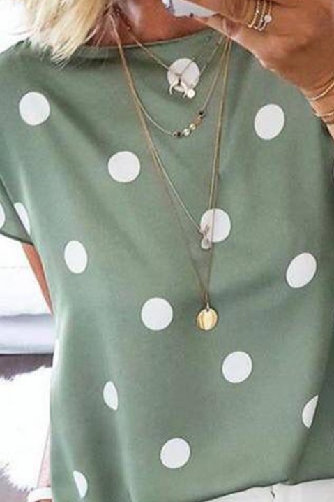 Дамска блуза DERMOFA OLIVE, Цвят: маслиненозелен, IVET.BG - Твоят онлайн бутик.