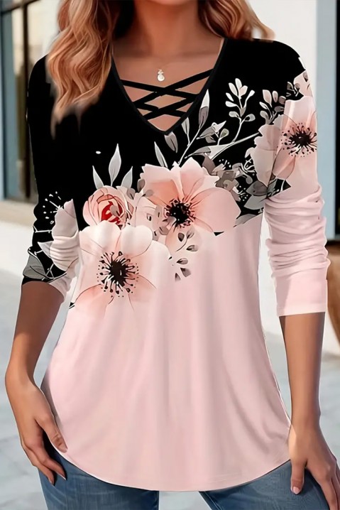 Дамска блуза DELMIFA, Цвят: многоцветен, IVET.BG - Твоят онлайн бутик.