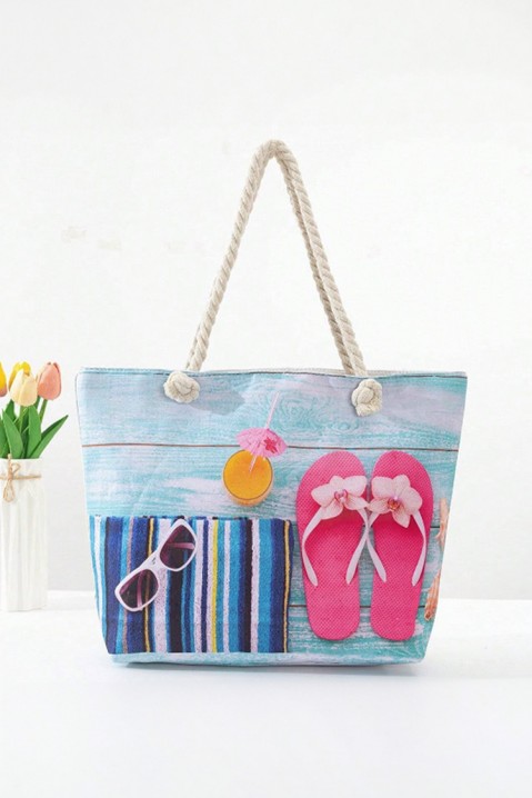 Плажна чанта GARMEPA, Цвят: многоцветен, IVET.BG - Твоят онлайн бутик.