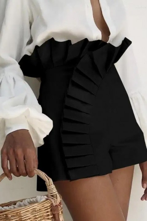 Къси панталонки NOTILFA BLACK, Цвят: черен, IVET.BG - Твоят онлайн бутик.