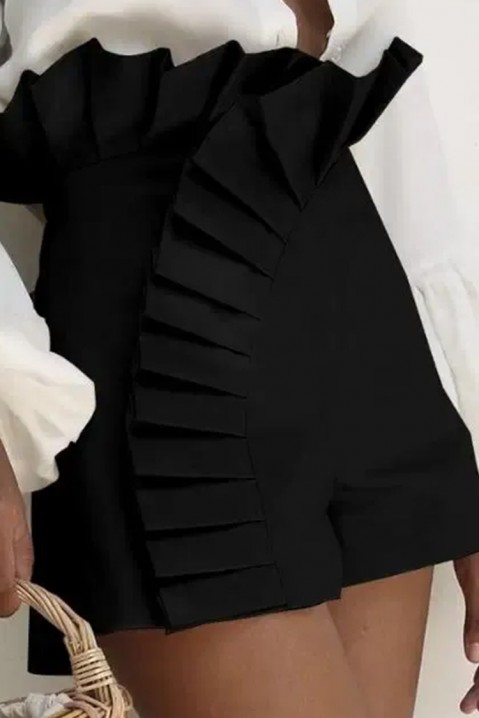 Къси панталонки NOTILFA BLACK, Цвят: черен, IVET.BG - Твоят онлайн бутик.