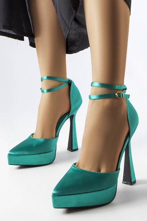 Дамски обувки KOTIANA GREEN, Цвят: зелен, IVET.BG - Твоят онлайн бутик.