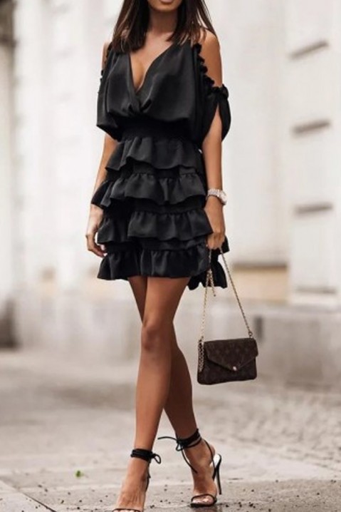 Рокля BELINDOFA BLACK, Цвят: черен, IVET.BG - Твоят онлайн бутик.