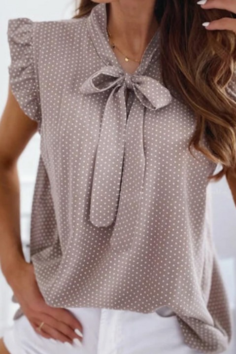 Дамска блуза IZOMERA BEIGE, Цвят: беж, IVET.BG - Твоят онлайн бутик.