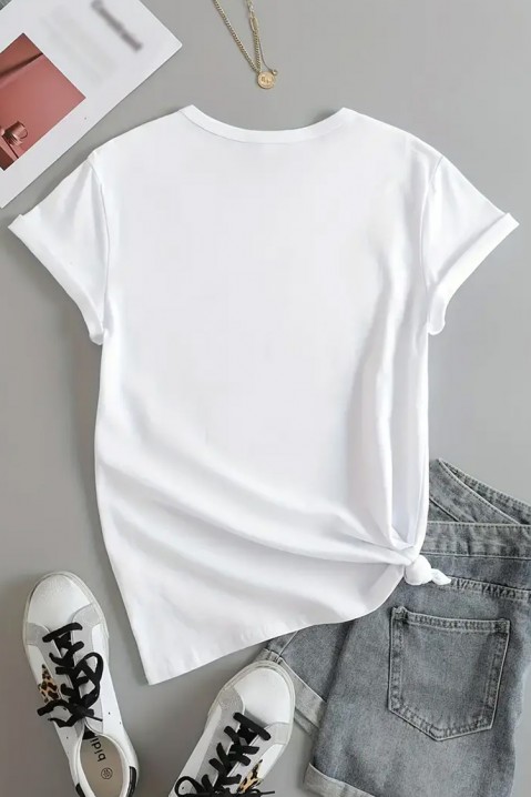 Тениска ROEMELDA, Цвят: бял, IVET.BG - Твоят онлайн бутик.
