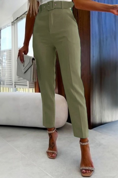Панталон FLOSINA KHAKI, Цвят: каки, IVET.BG - Твоят онлайн бутик.