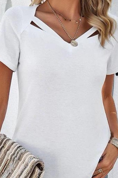 Дамска блуза GREMIODA WHITE, Цвят: бял, IVET.BG - Твоят онлайн бутик.