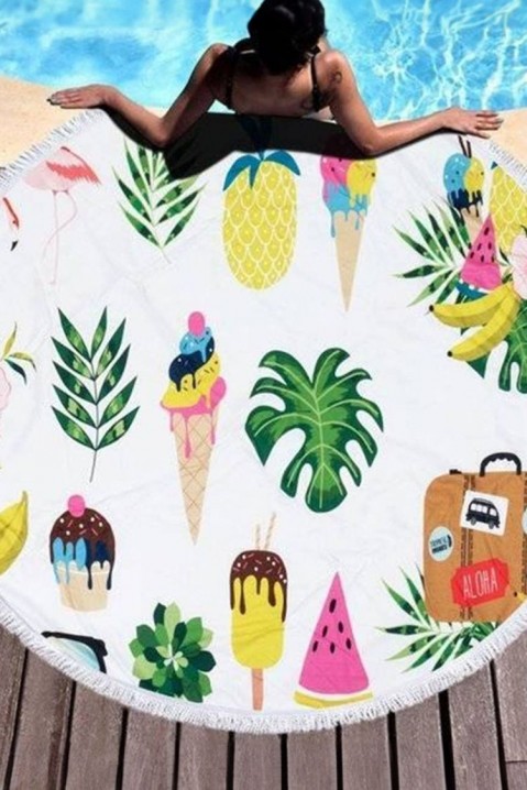 Плажна кърпа AMARINDA 150 cm, Цвят: многоцветен, IVET.BG - Твоят онлайн бутик.
