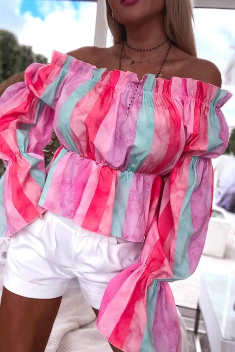 Дамска блуза FORNOSA, Цвят: многоцветен, IVET.BG - Твоят онлайн бутик.