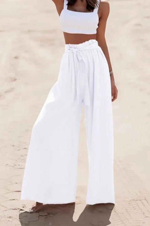 Панталон ROSINITA WHITE, Цвят: бял, IVET.BG - Твоят онлайн бутик.