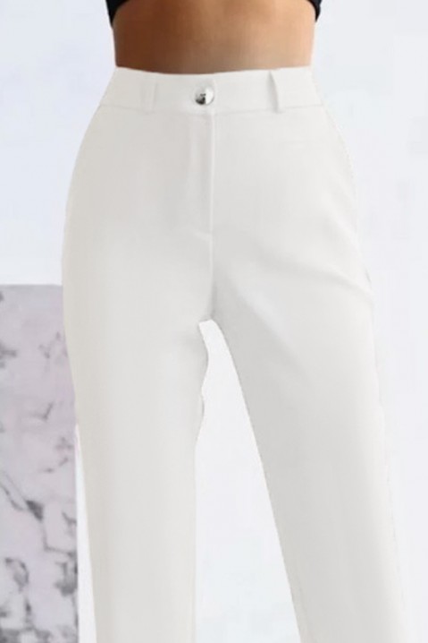 Панталон RENTIDA WHITE, Цвят: бял, IVET.BG - Твоят онлайн бутик.