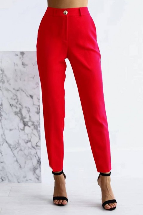 Панталон RENTIDA RED, Цвят: червен, IVET.BG - Твоят онлайн бутик.