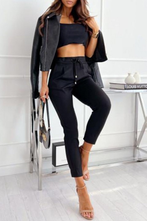 Панталон GELERHA BLACK, Цвят: черен, IVET.BG - Твоят онлайн бутик.