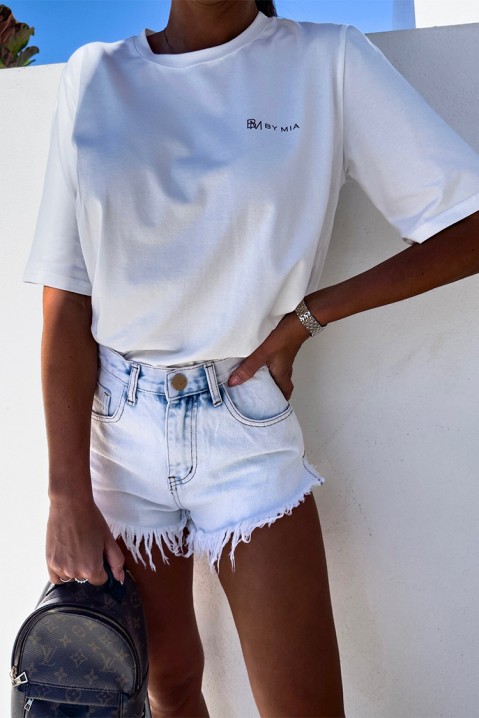 Тениска GROFELMA WHITE, Цвят: бял, IVET.BG - Твоят онлайн бутик.