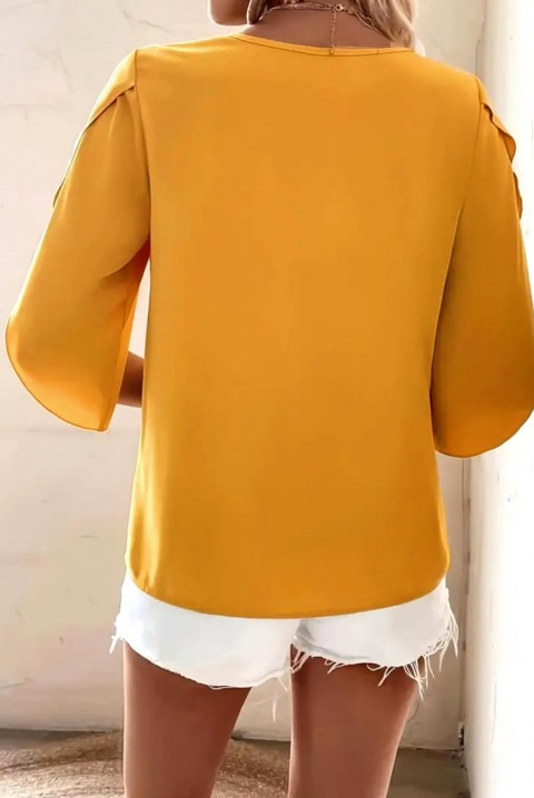 Дамска блуза SOLERDA YELLOW, Цвят: жълт, IVET.BG - Твоят онлайн бутик.