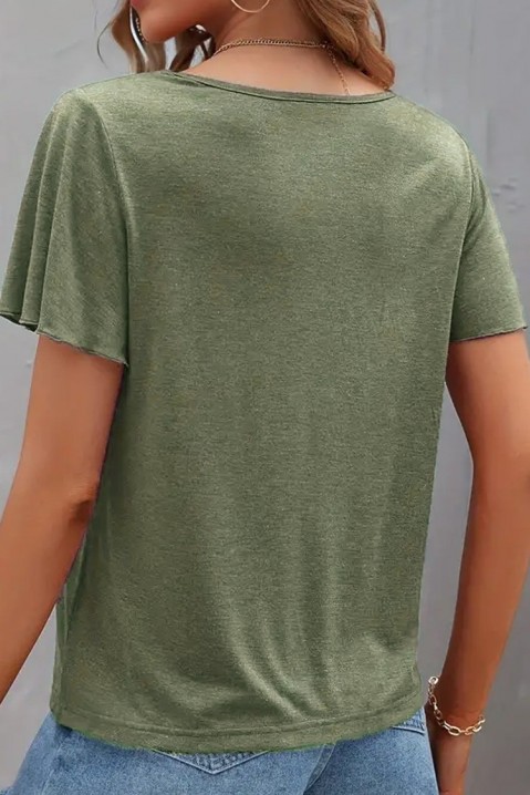 Тениска MERDELDA, Цвят: зелен, IVET.BG - Твоят онлайн бутик.