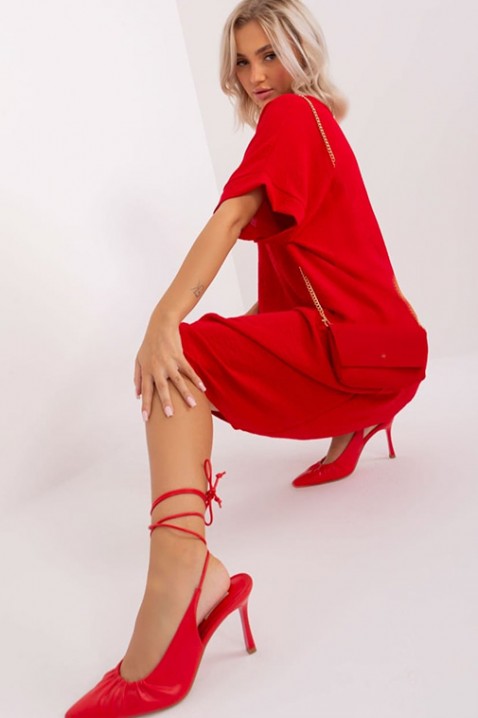 Рокля MOLGERFA RED, Цвят: червен, IVET.BG - Твоят онлайн бутик.