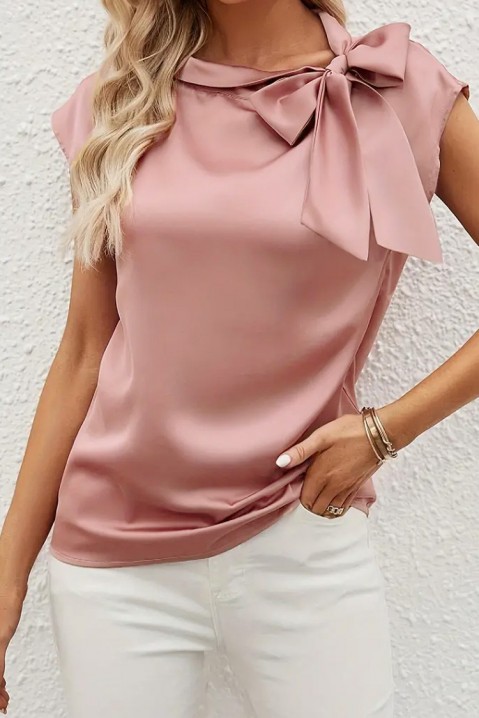 Дамска блуза ROLTINDA PUDRA, Цвят: пудра, IVET.BG - Твоят онлайн бутик.