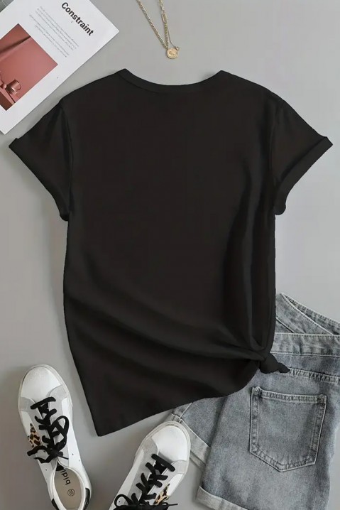 Тениска GREMIDA BLACK, Цвят: черен, IVET.BG - Твоят онлайн бутик.