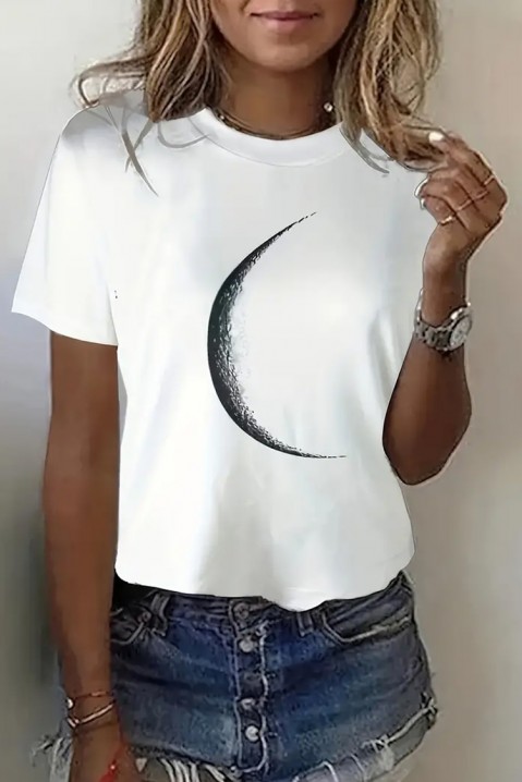 Тениска DANIERFA WHITE, Цвят: бял, IVET.BG - Твоят онлайн бутик.