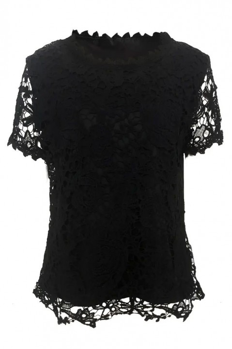 Дамска блуза KROELA BLACK, Цвят: черен, IVET.BG - Твоят онлайн бутик.