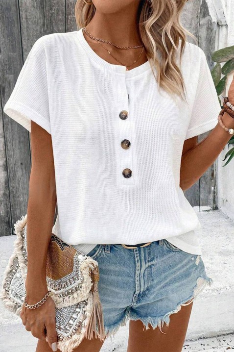 Дамска блуза FIRMELDA, Цвят: бял, IVET.BG - Твоят онлайн бутик.