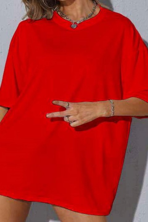 Тениска RELIETA RED, Цвят: червен, IVET.BG - Твоят онлайн бутик.