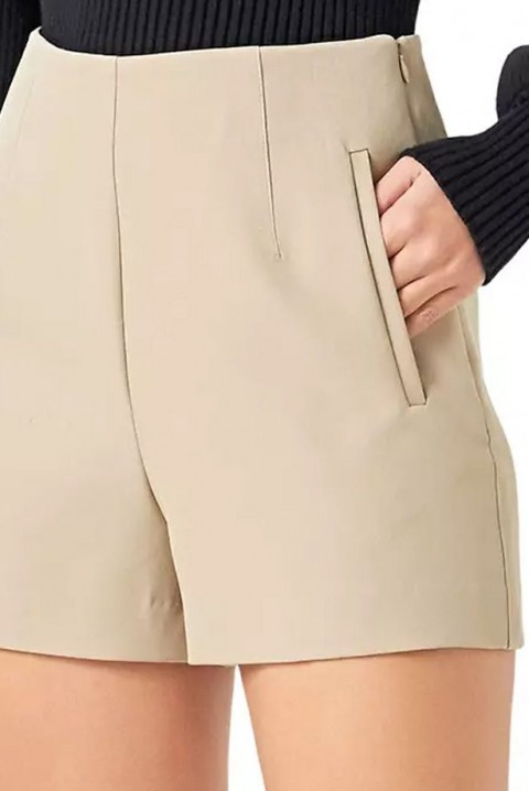 Къси панталонки LELDITA BEIGE, Цвят: беж, IVET.BG - Твоят онлайн бутик.