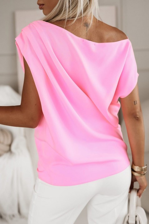Дамска блуза JINELFA PINK, Цвят: розов, IVET.BG - Твоят онлайн бутик.
