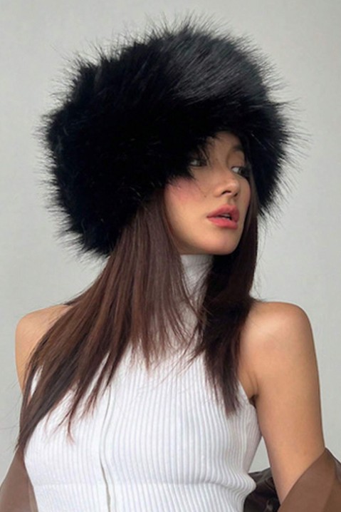 Шапка HERMOFA, Цвят: черен, IVET.BG - Твоят онлайн бутик.