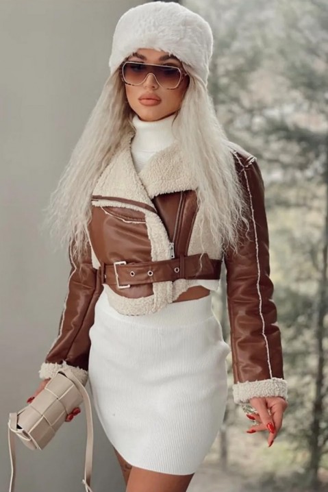 Шапка VELFORDA WHITE, Цвят: бял, IVET.BG - Твоят онлайн бутик.