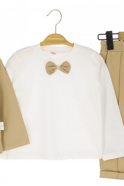 Детски комплект FORMELDI BEIGE, Цвят: беж, IVET.BG - Твоят онлайн бутик.