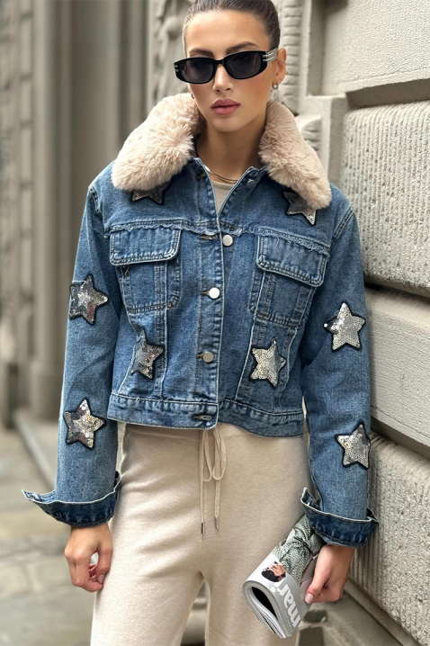 Яке NOVELXA - Якета | Ivet.BG Яке NOVELXA, Цвят: син, IVET.BG - Твоят онлайн бутик.