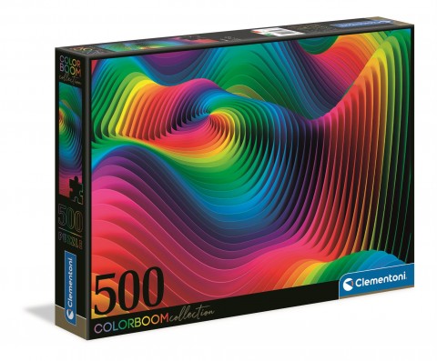 Пъзел Clementoni от 500 части - Цветни вълниIVET.BG - Твоят онлайн бутик.