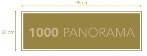 Панорамен пъзел Clementoni от 1000 части - Подземия и дракониIVET.BG - Твоят онлайн бутик.