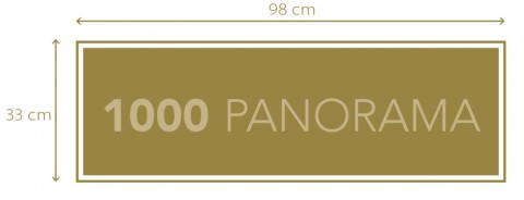 Панорамен пъзел Clementoni от 1000 части - Стадо гигантиIVET.BG - Твоят онлайн бутик.