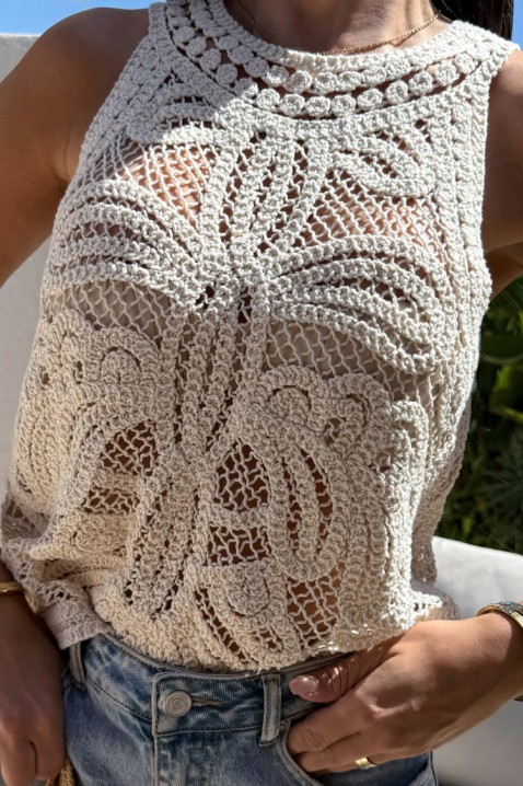 Топ REFOLPA BEIGE, Цвят: беж, IVET.BG - Твоят онлайн бутик.