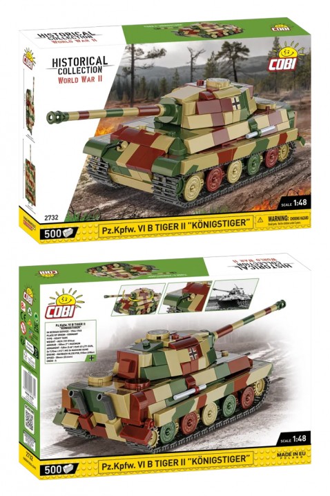 Конструктор Cobi танк Tiger II „Königstiger” - части 500IVET.BG - Твоят онлайн бутик.