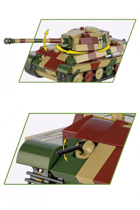 Конструктор Cobi танк Tiger II „Königstiger” - части 500IVET.BG - Твоят онлайн бутик.
