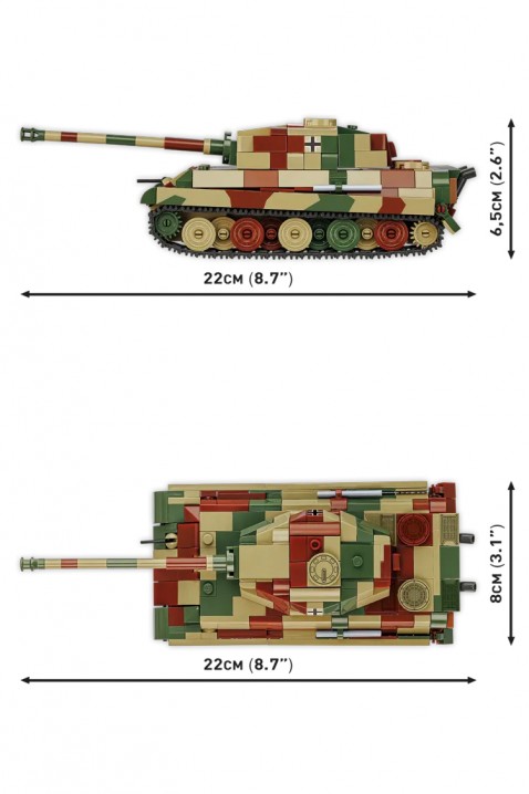 Конструктор Cobi танк Tiger II „Königstiger” - части 500IVET.BG - Твоят онлайн бутик.