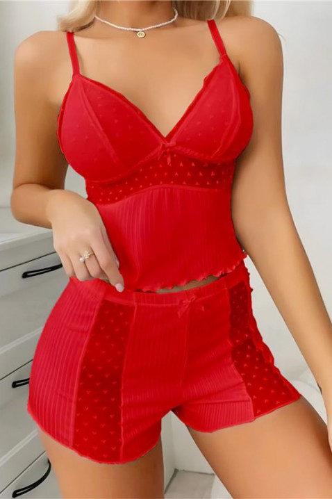 Пижама FIOMEHA RED, Цвят: червен, IVET.BG - Твоят онлайн бутик.
