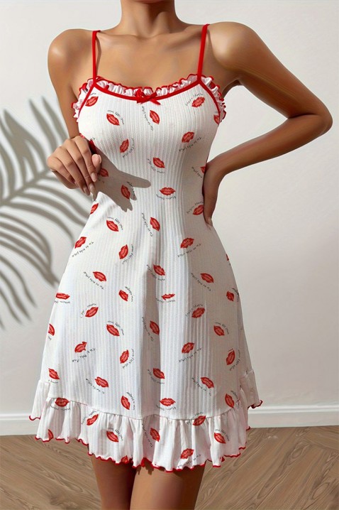 Нощница NIOFEZA RED, Цвят: червен, IVET.BG - Твоят онлайн бутик.